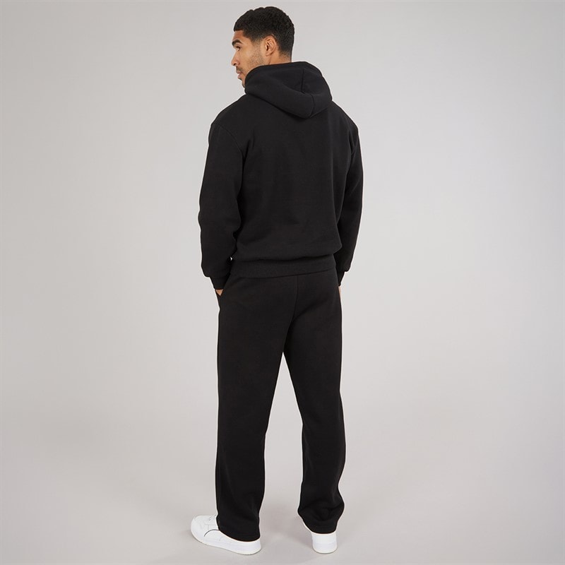 Mens Signature Embroidered Tracksuit Black - Image 2