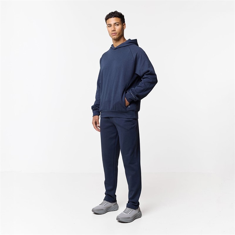 Mens Apex Interlock Hoodie Navy - Image 2