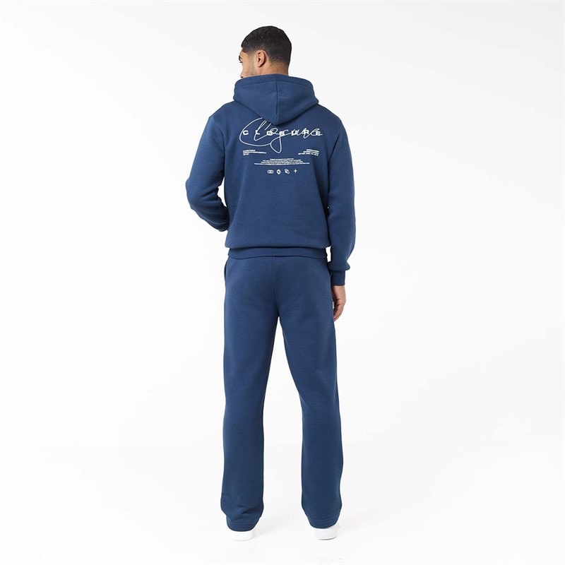 Mens Signature Studios Hoodie Navy - Image 3