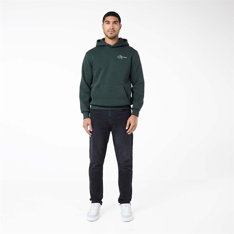 Mens Signature Studios Hoodie Forest Green - Image 2