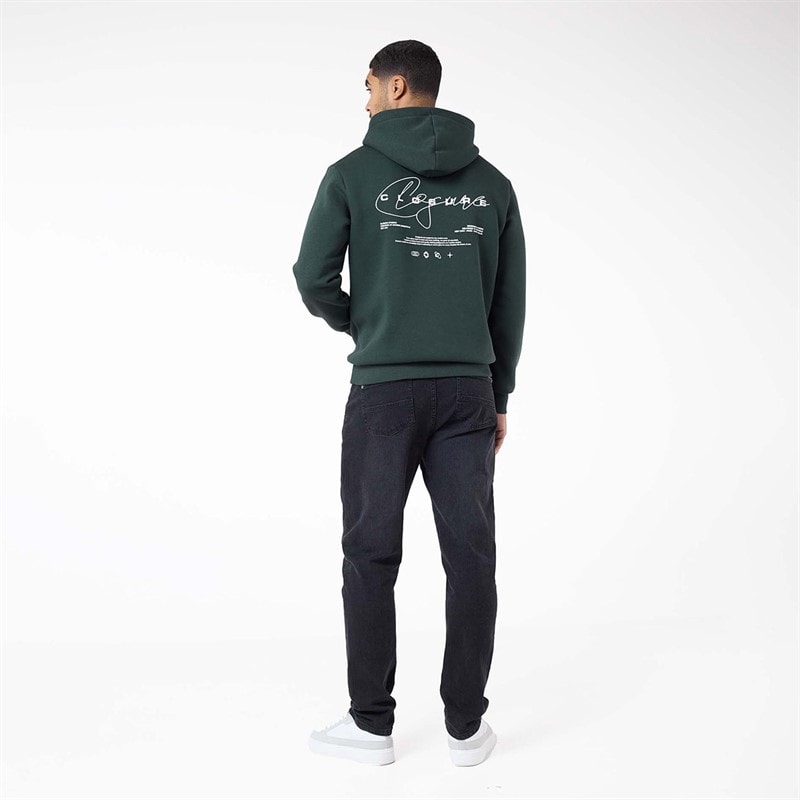 Mens Signature Studios Hoodie Forest Green - Image 3