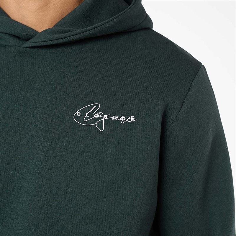 Mens Signature Studios Hoodie Forest Green - Image 4