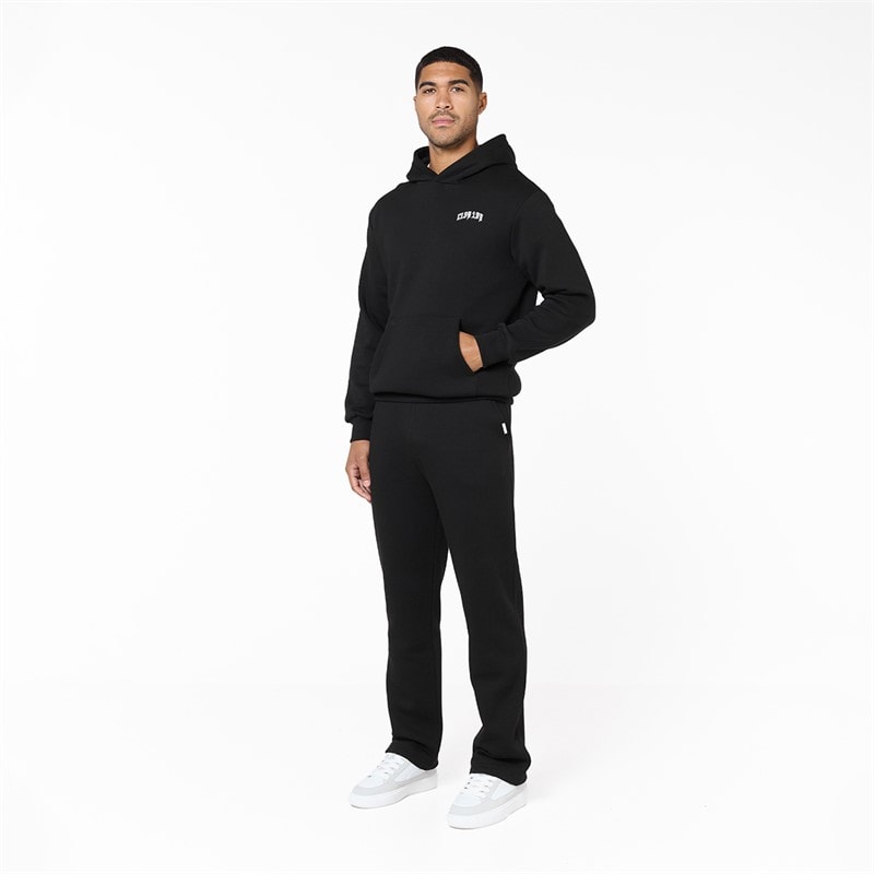 Mens Arch Gothic Hoodie Black - Image 4