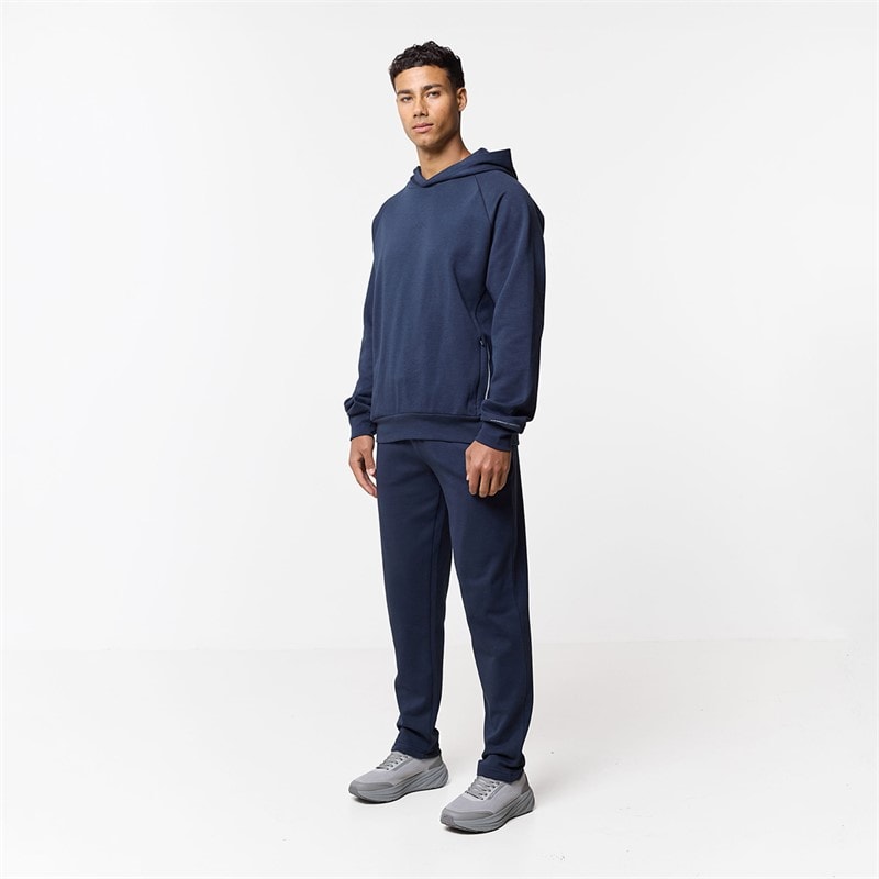 Mens Apex Interlock Open Hem Joggers Navy - Image 2