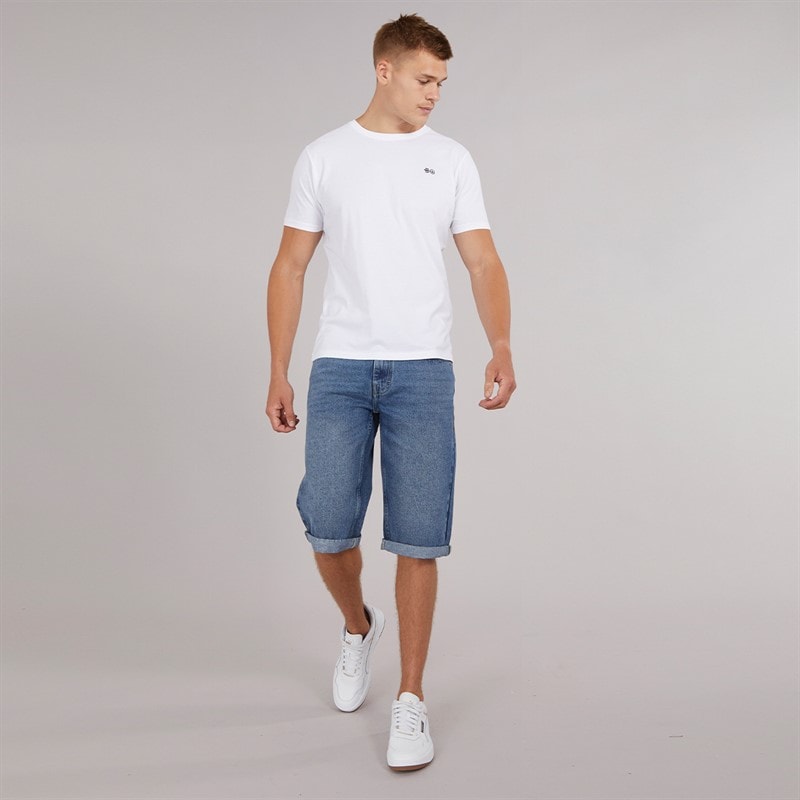 Mens Dellmere Five Pack T-Shirts White/Grey/Red/Blue/Black - Image 2