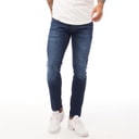 Mens Barbeck Slim Fit Jeans Dark Wash