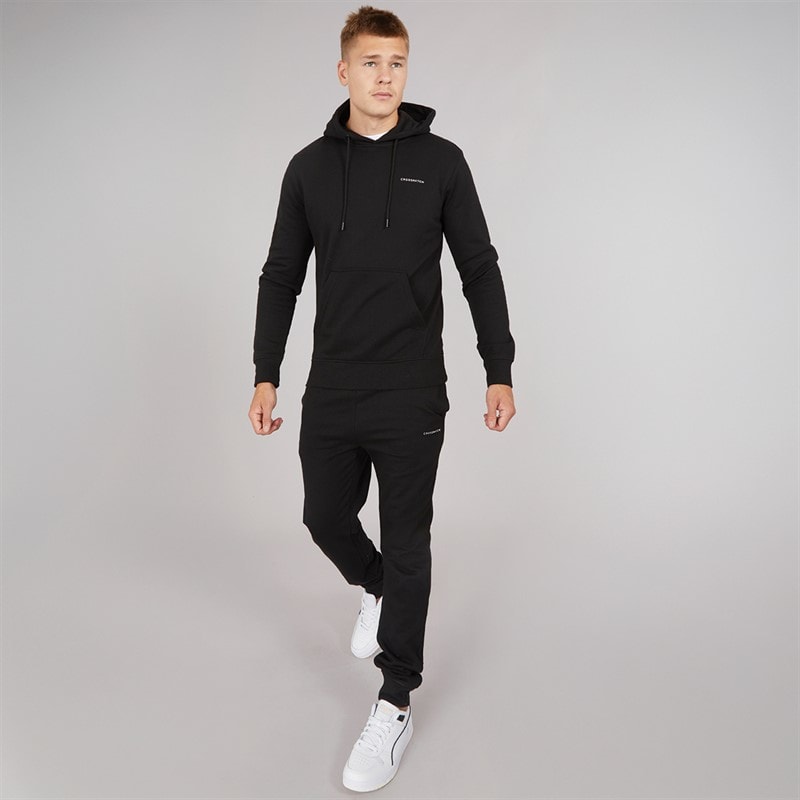 Mens Chelmere Hoodie And Joggers Set Black - Image 4