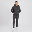 Mens Chelmere Hoodie And Joggers Set Charcoal Marl