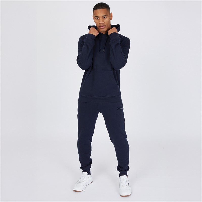 Mens Chelmere Hoodie And Joggers Set Navy - Image 4