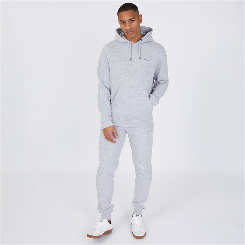 Mens Chelmere Hoodie And Joggers Set Grey Marl - Image 4