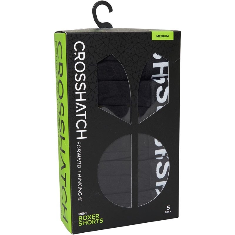 Mens Astral Five Pack Boxers Pack A Black - Image 2