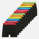 Mens Astral Twelve Pack Boxers Black
