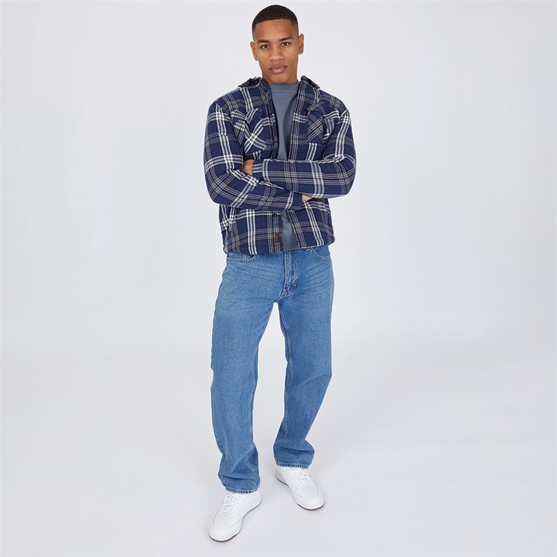 Mens Tillman Baggy Jeans Stone Wash - Image 4