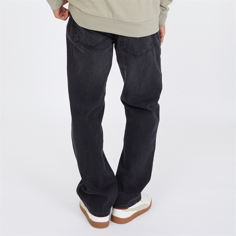 Mens Tillman Baggy Jeans Black Wash - Image 2