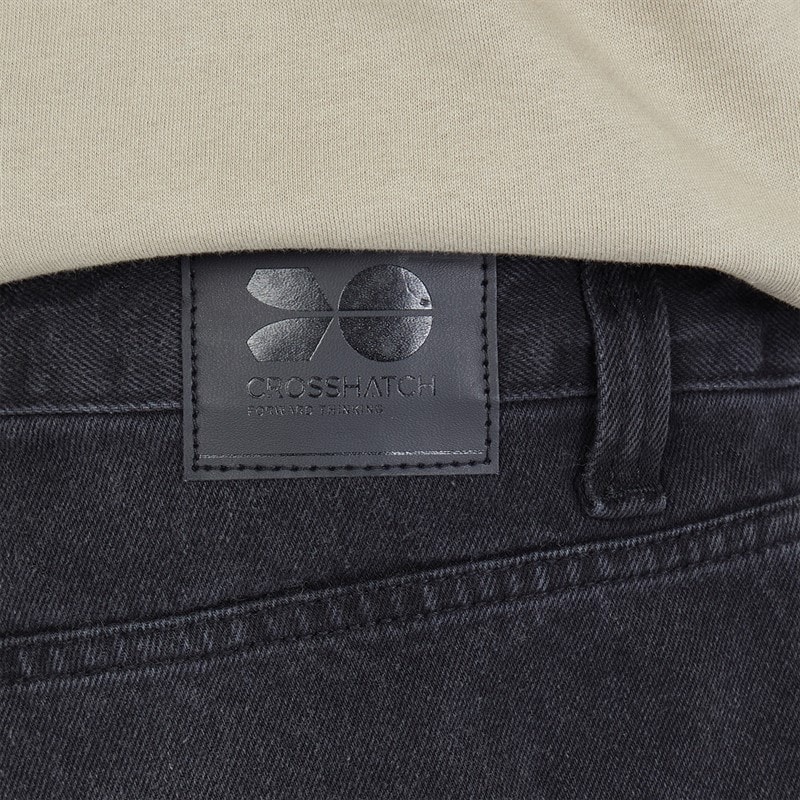 Mens Tillman Baggy Jeans Black Wash - Image 3