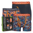 Mens Linamo Three Pack Boxer Shorts Orange