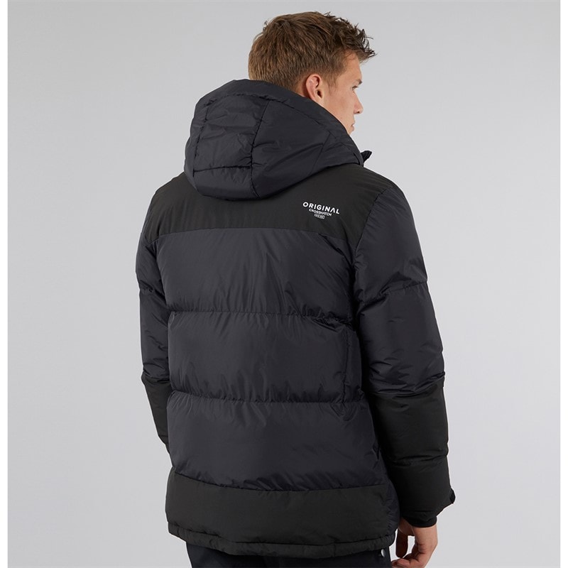 Mens Squadage Panel Jacket Black - Image 2