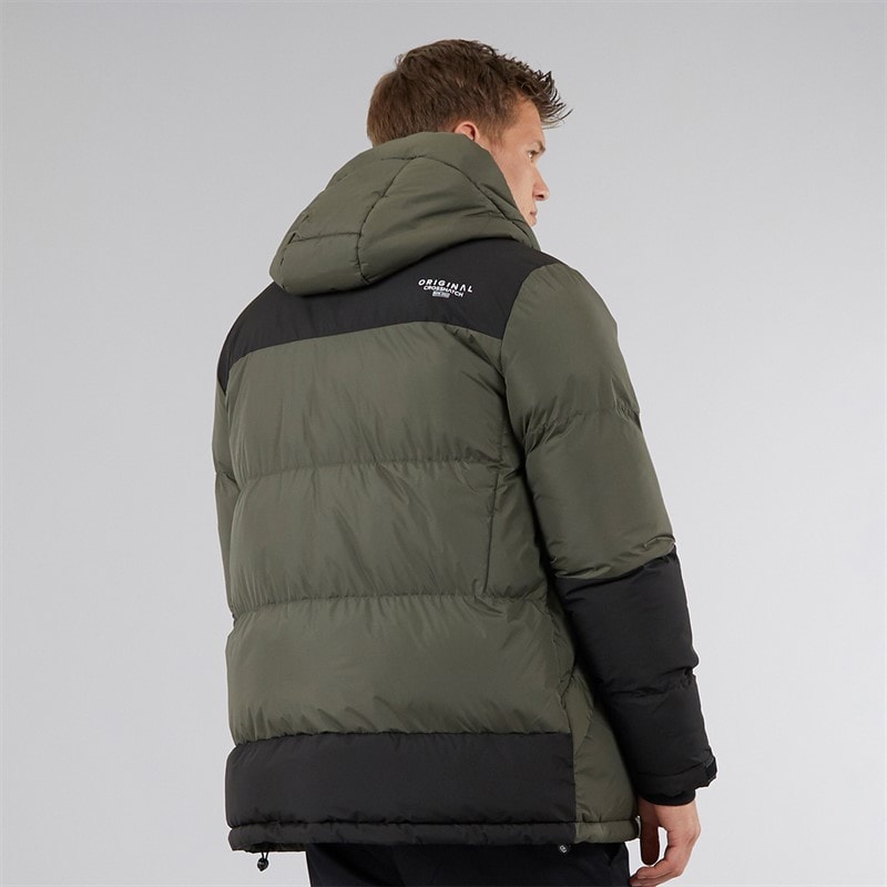 Mens Squadage Panel Jacket Olive - Image 2