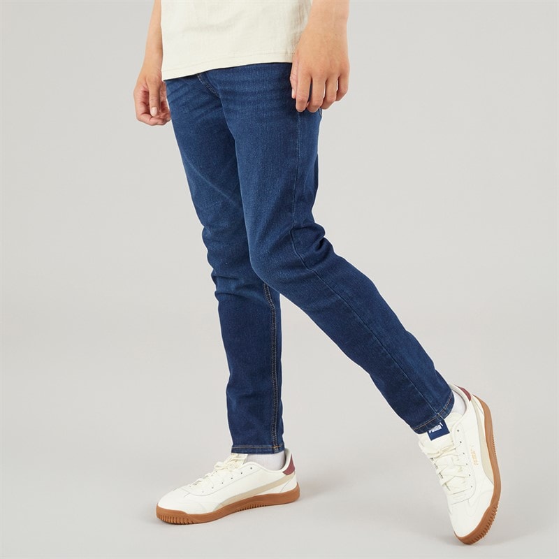 Boys Straight Jeans Dark Wash - Image 1