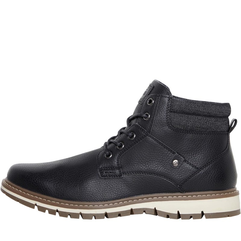 Deakins Mens Oxford Boots Black