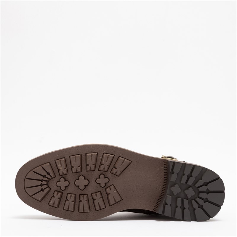 Mens Barrie Strap Work Boots Brown - Image 2