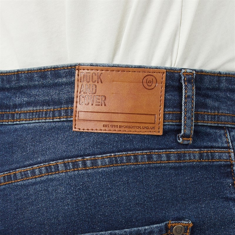 Mens Hydras Straight Fit Jeans Dark Wash - Image 3