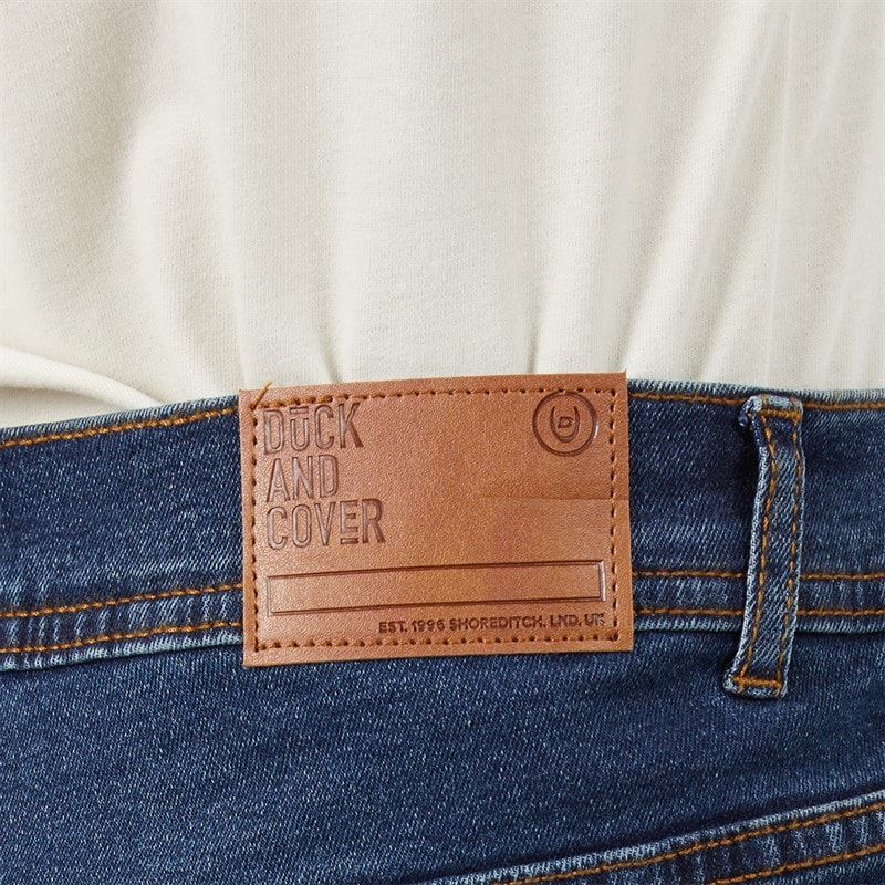 Mens Rushawn Relaxed Fit Jeans Dark Wash - Image 3