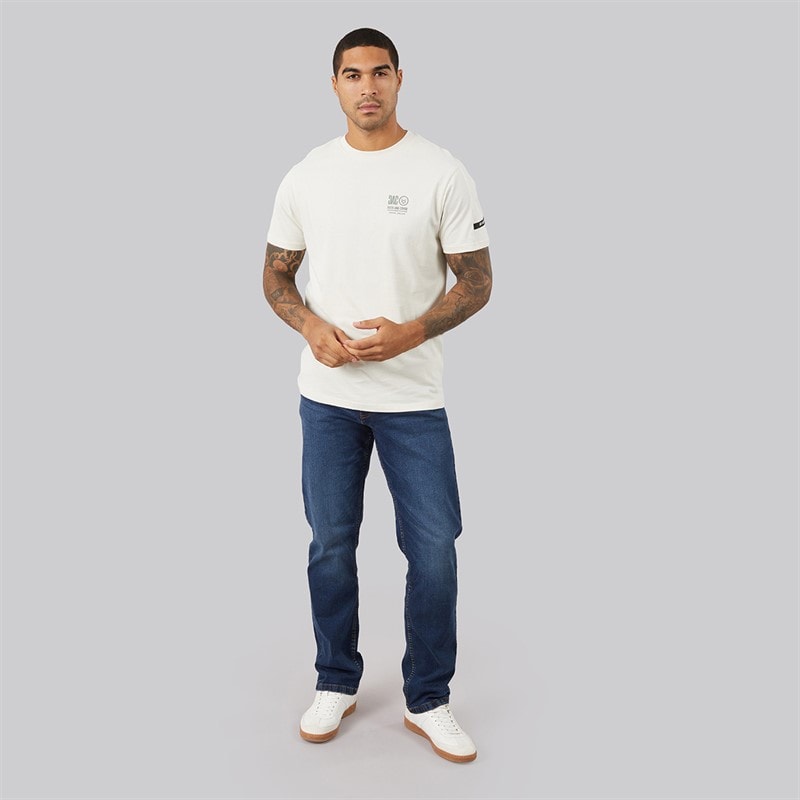 Mens Rushawn Relaxed Fit Jeans Dark Wash - Image 4