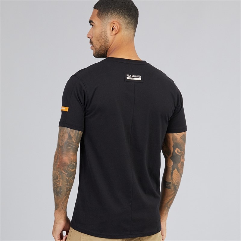 Mens Adamsberg Carbon T-Shirt Black - Image 2