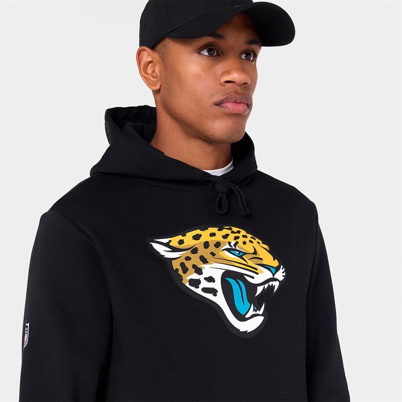 Mens Jacksonville Jaguars Hoodie Black/White - Image 3
