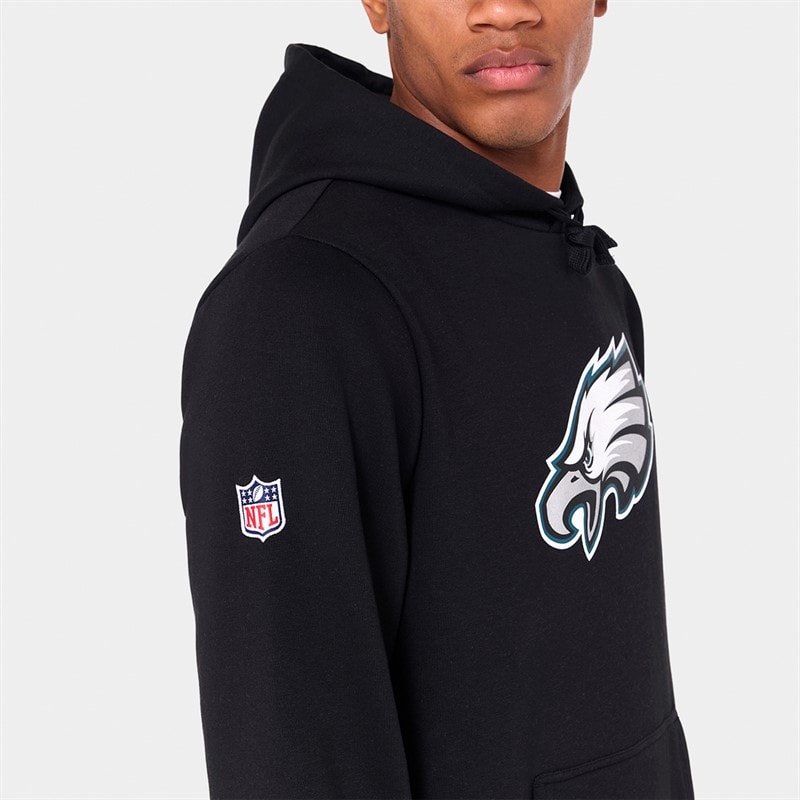 Mens Philadelphia Eagles Hoodie Black - Image 5