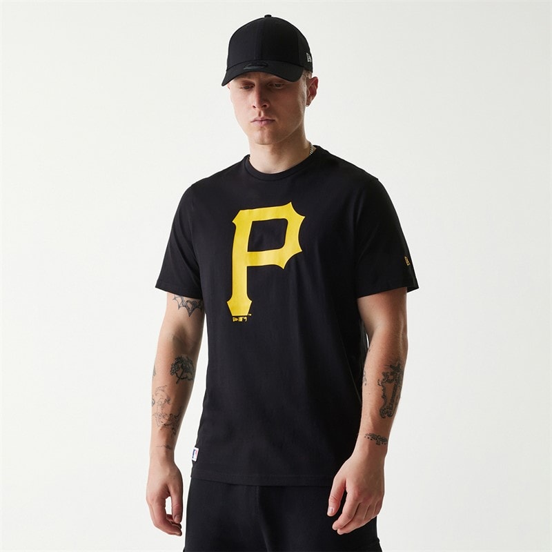 New Era Mens Pittsburgh Pirates T-Shirt Black