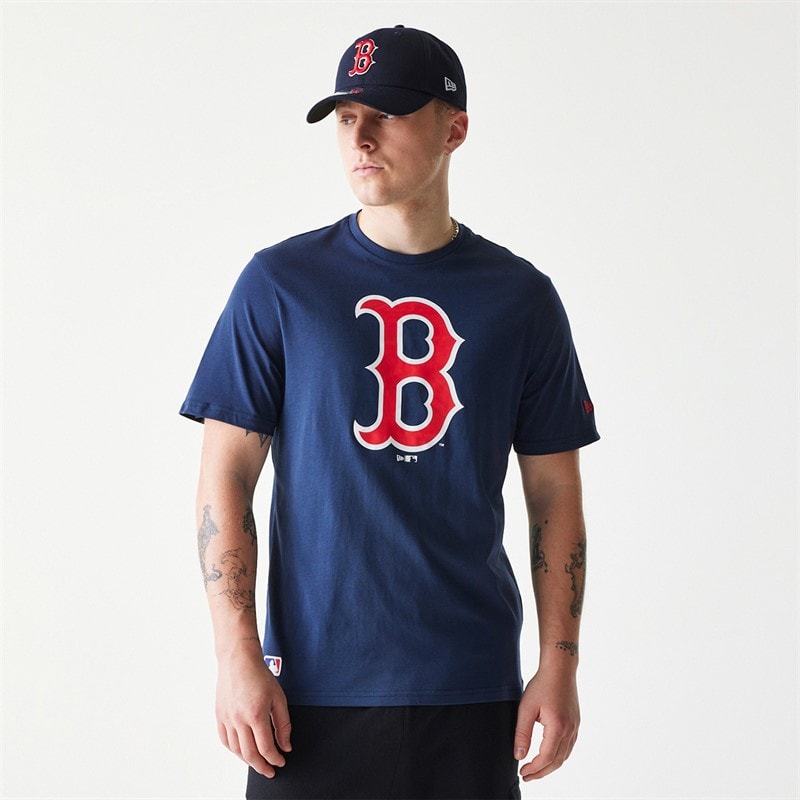 New Era Mens Boston Red Sox T-Shirt Multi