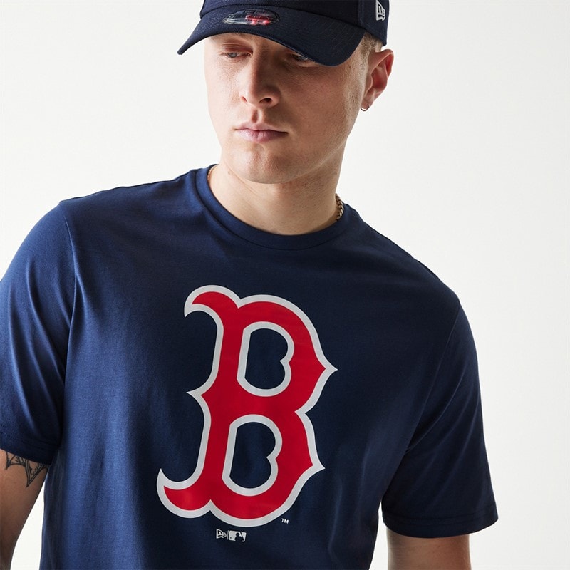 Mens Boston Red Sox T-Shirt Multi - Image 3