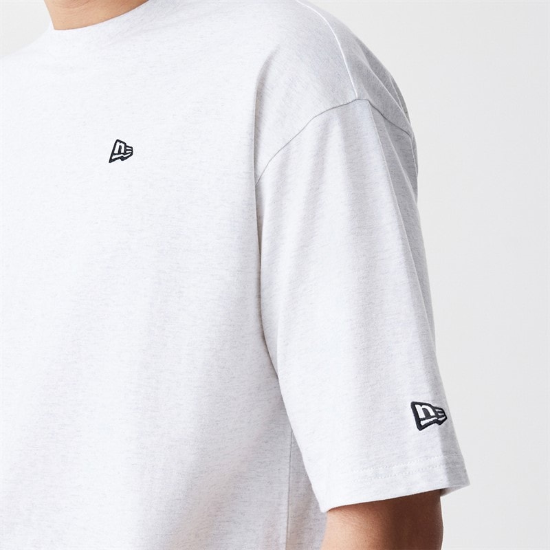 Mens New Era Essentials T-Shirt Grey - Image 5