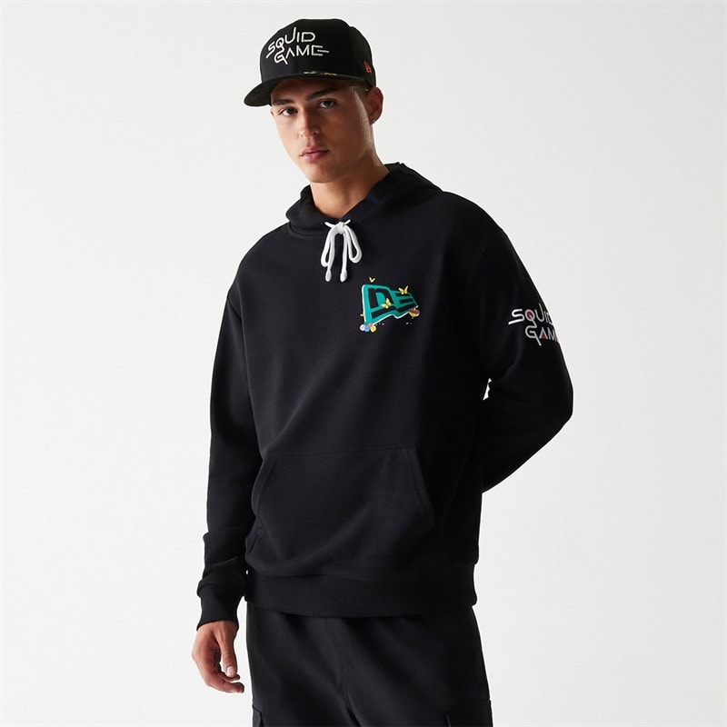 Mens Squid Game Hoodie Black - Image 1
