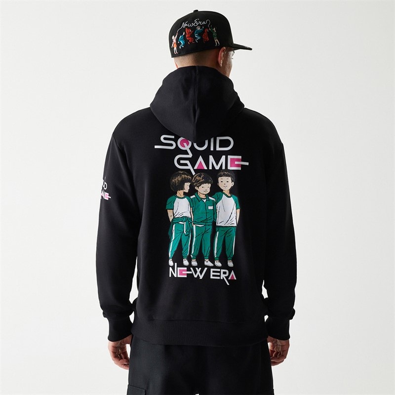 Mens Squid Game Hoodie Black - Image 2