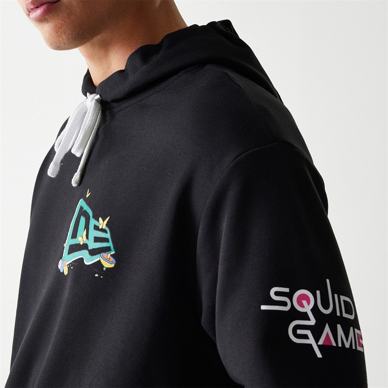 Mens Squid Game Hoodie Black - Image 4