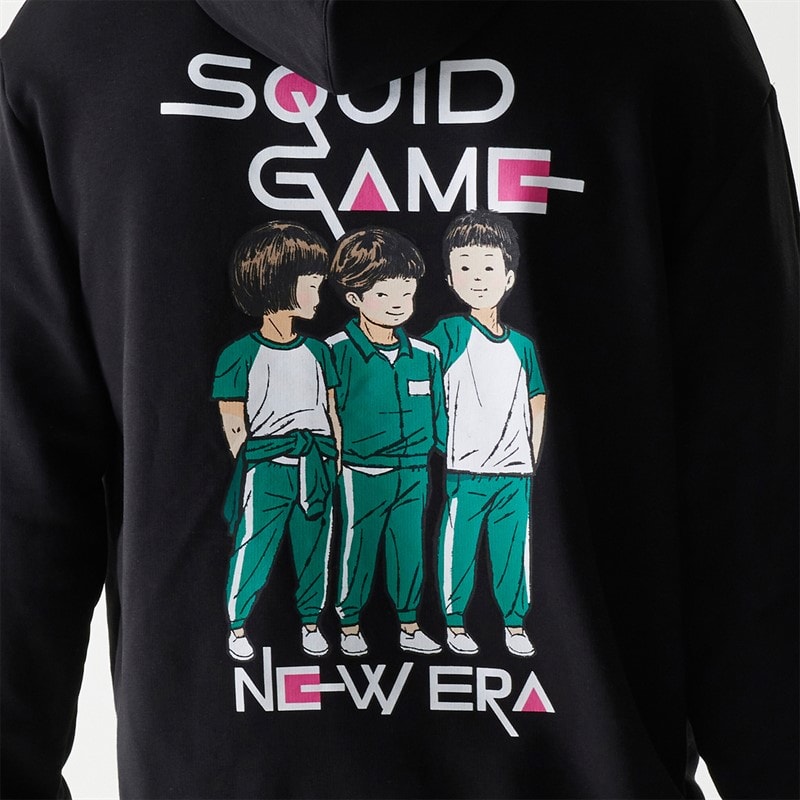 Mens Squid Game Hoodie Black - Image 5