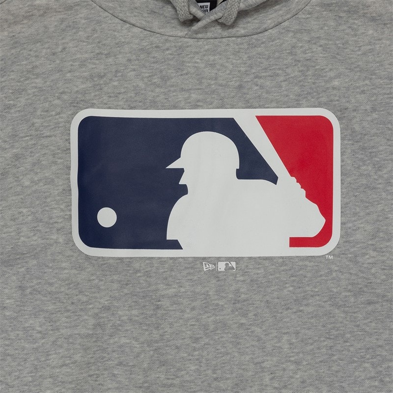 Mens Hoodie Heather Grey/Black - Image 3