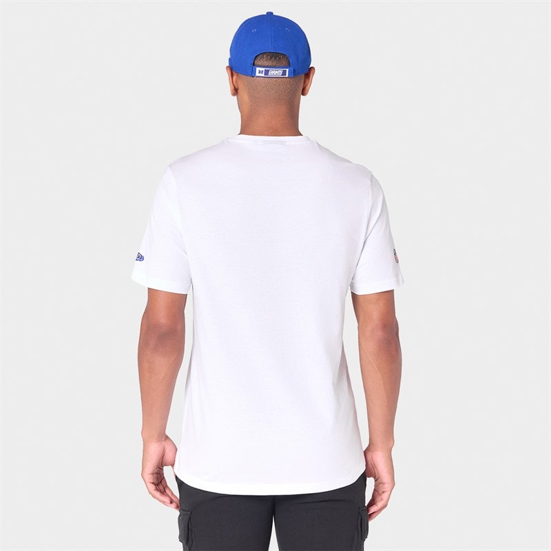 Mens New York Giants T-Shirt White - Image 2