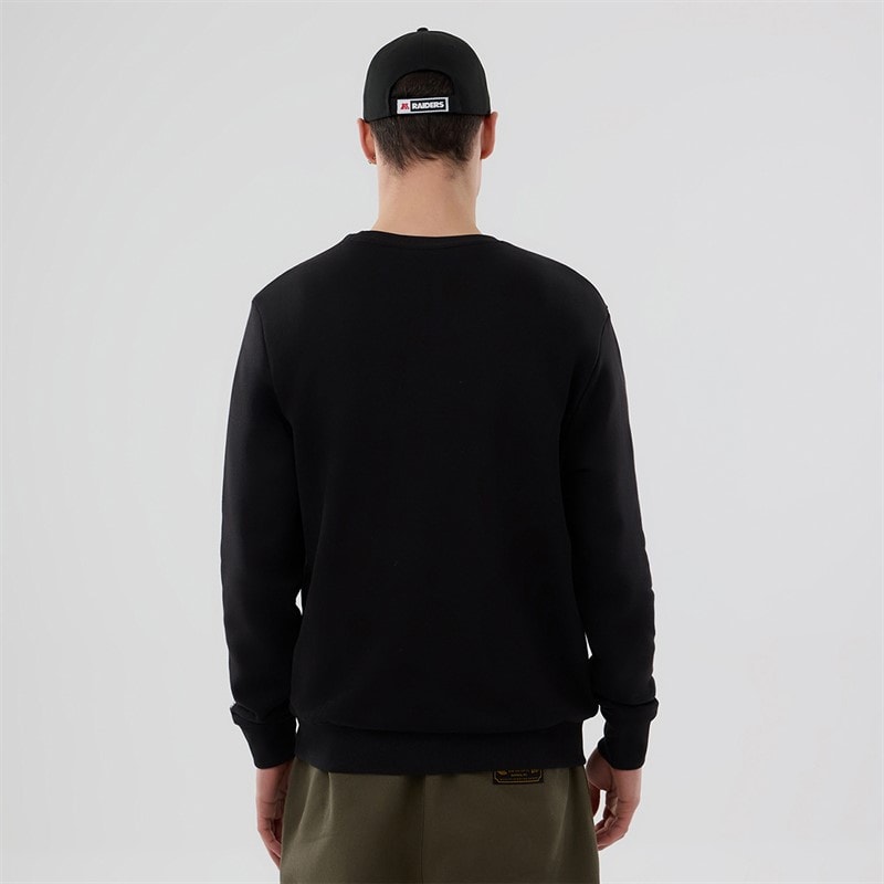 Mens Las Vegas Raiders Sweatshirt Black - Image 2