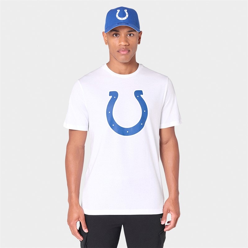 Mens Indianapolis Colts T-Shirt White/White - Image 1