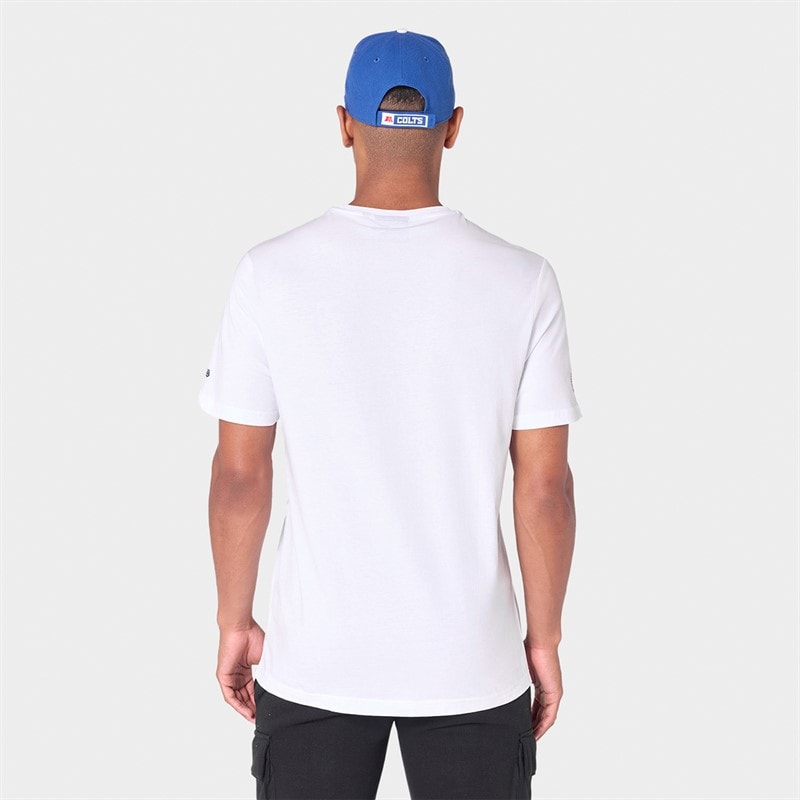Mens Indianapolis Colts T-Shirt White/White - Image 2