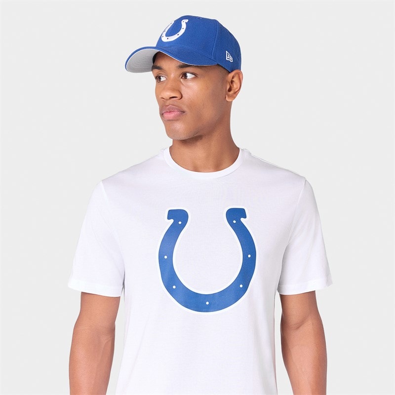 Mens Indianapolis Colts T-Shirt White/White - Image 3