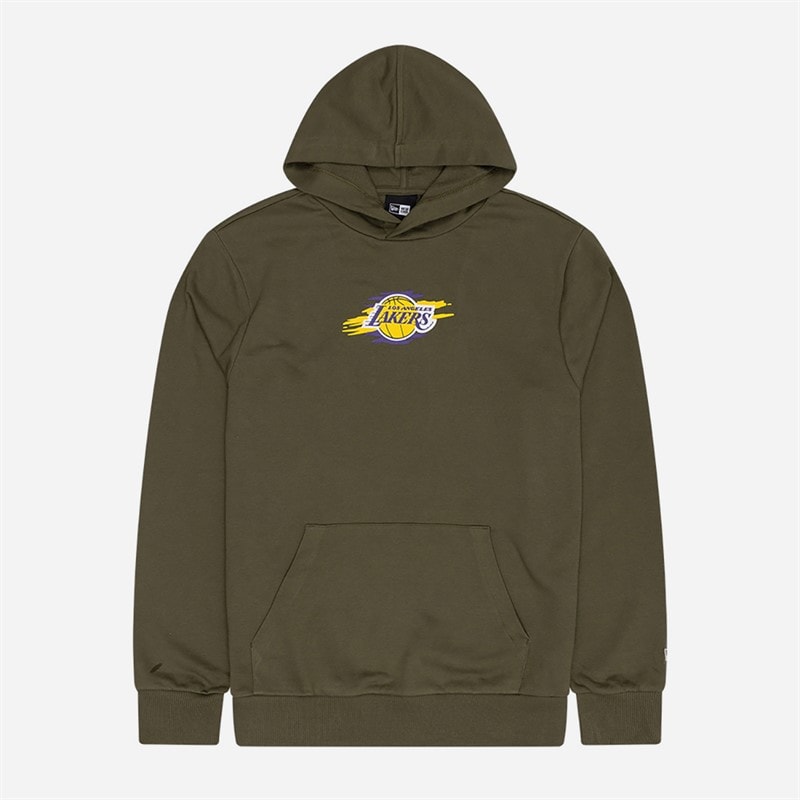 Mens Los Angeles Lakers Hoodie November Green - Image 1