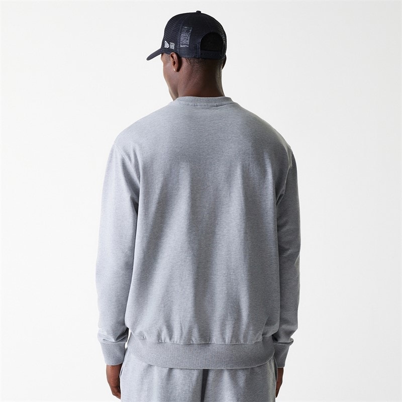 Mens New York Yankees Sweatshirt Heather Grey - Image 2