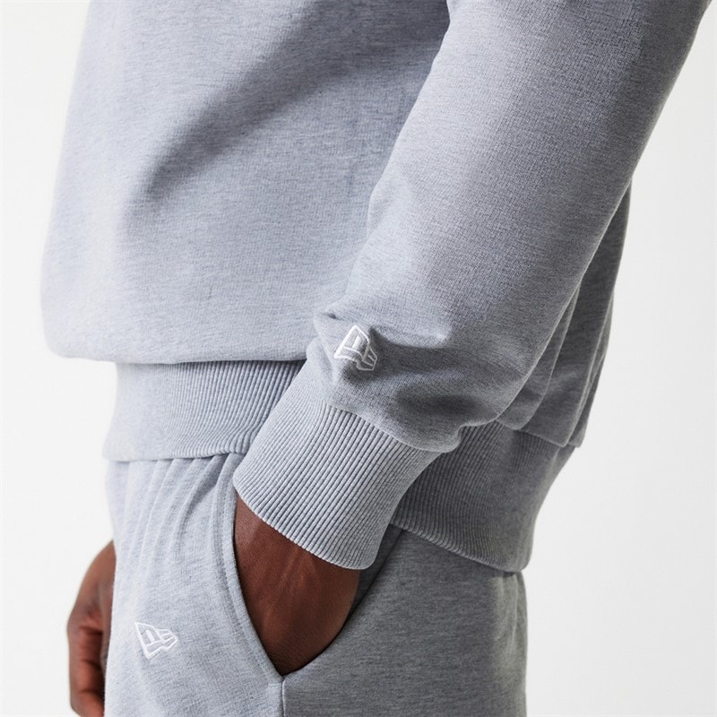 Mens New York Yankees Sweatshirt Heather Grey - Image 5