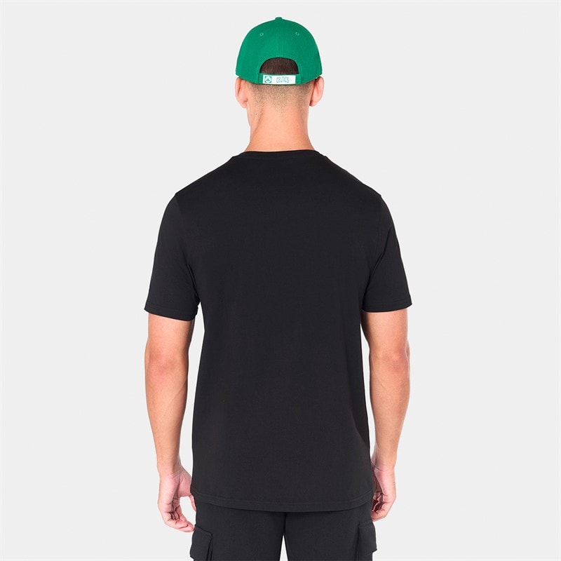 Mens Boston Celtics T-Shirt Black - Image 2
