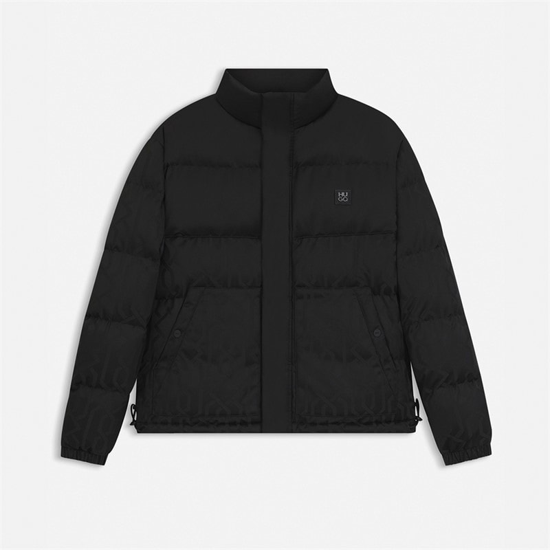 HUGO Mens Balto Puffer Jacket Black